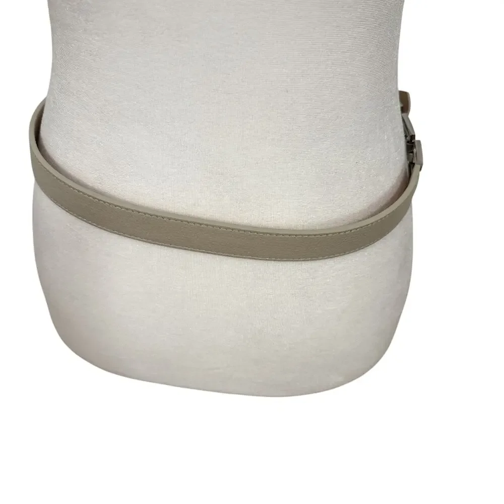Women’s Talbots Genuine Leather Beige Belt Size 8 Small